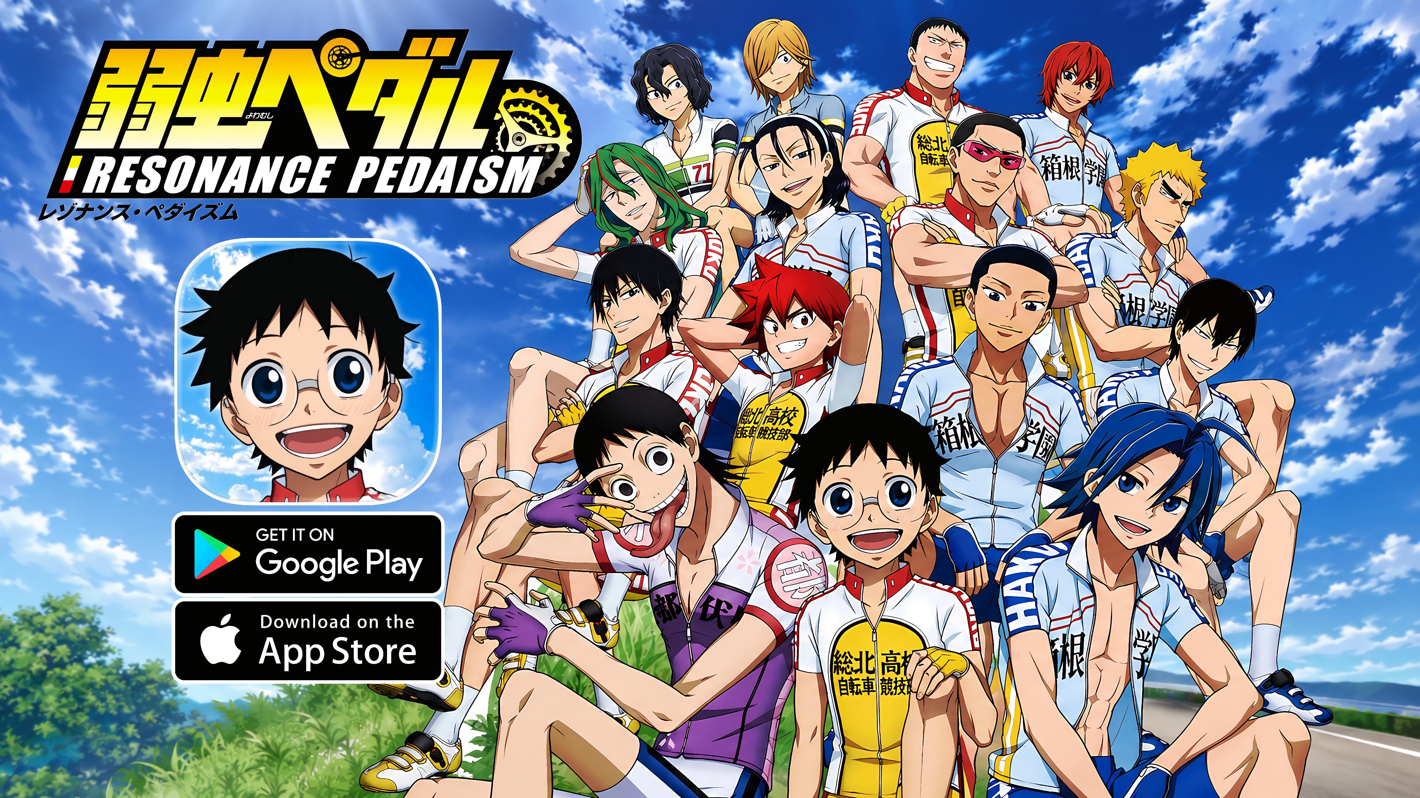 Yowamushi Pedal Resonance Pedism Gameplay - Official Launch Anime Gacha Android iOS