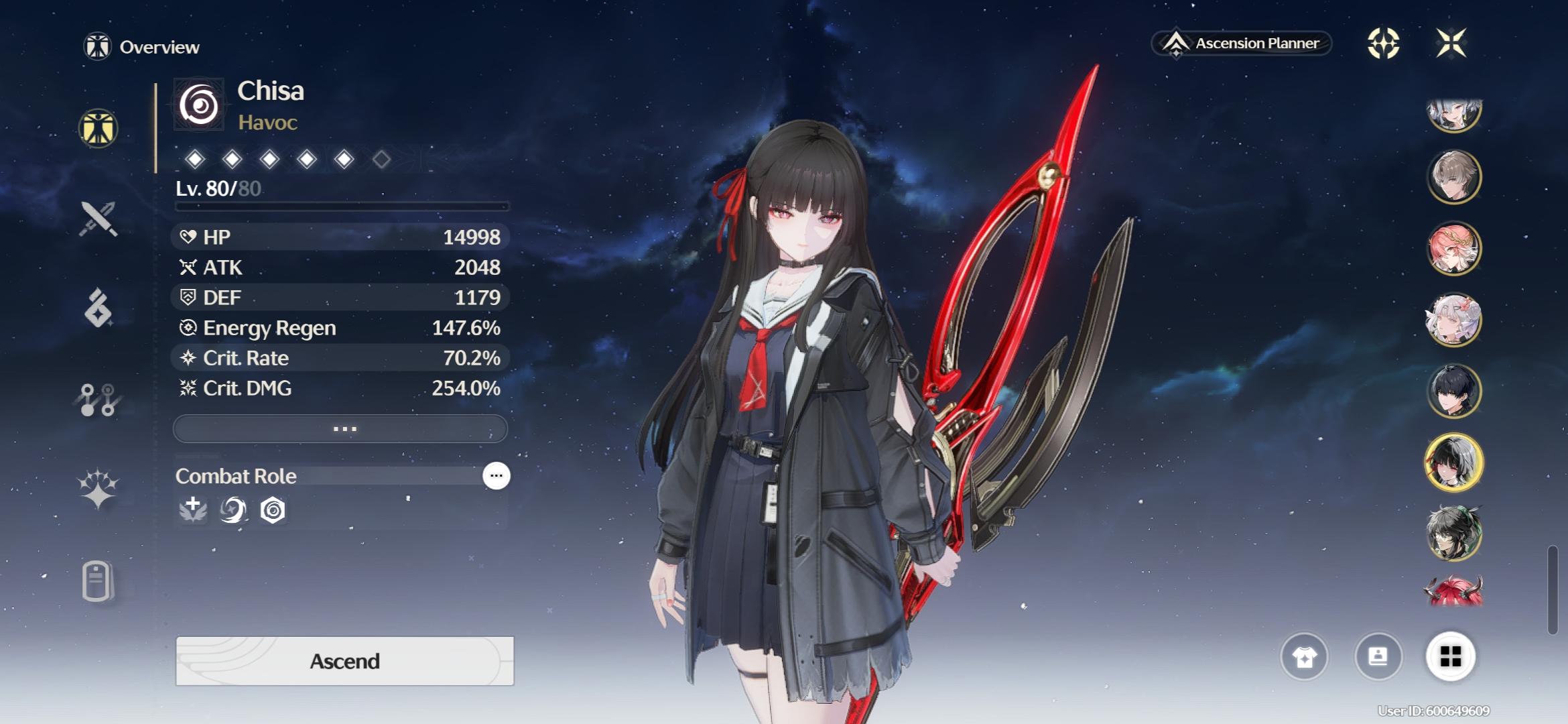 Chisa build ( Is Chisa back???😱)