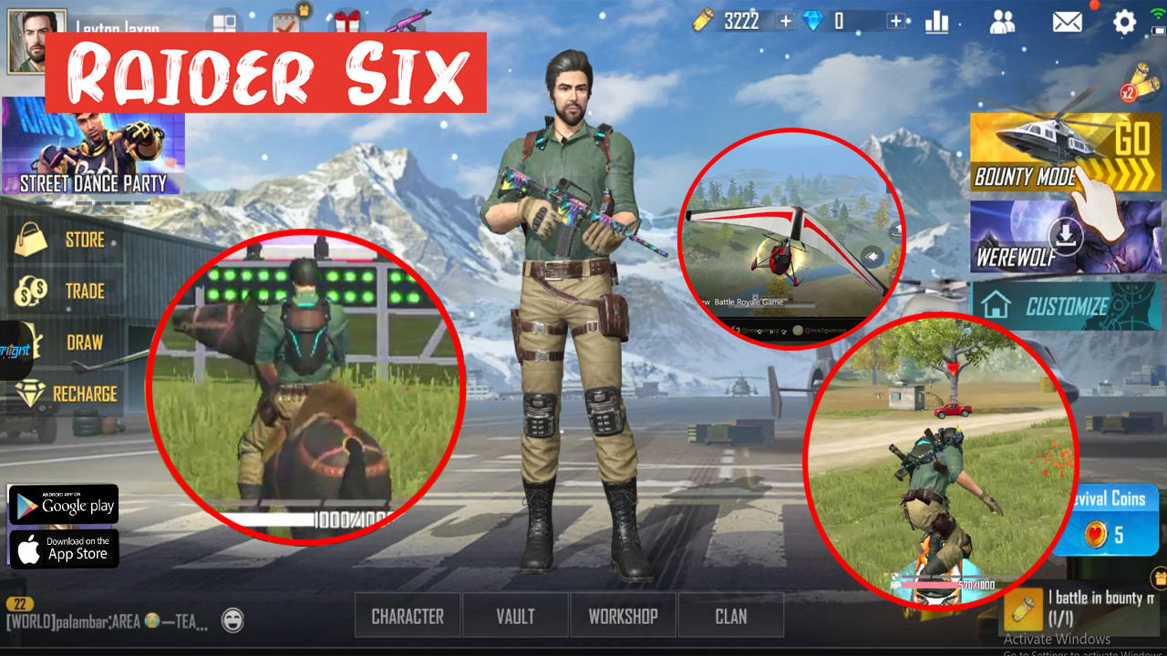 RAIDER SIX  Gameplay for Android & iOS | New  Battle Royale Game