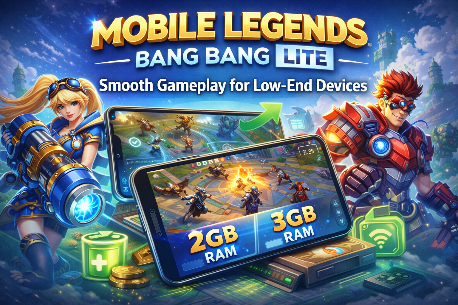 ⚡ Mobile Legends: Bang Bang Lite – Smooth Gameplay for Low-End Devices