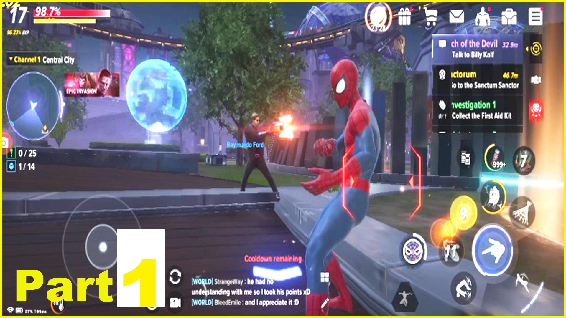 Marvel Future Revolution Mobile Android Gameplay Spiderman + Thor #1