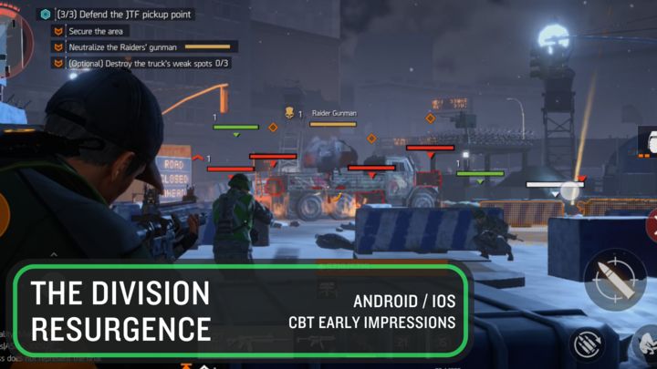 Another AAA-caliber on Mobile, this time on Android too | CBT Impressions - The Division Resurgence