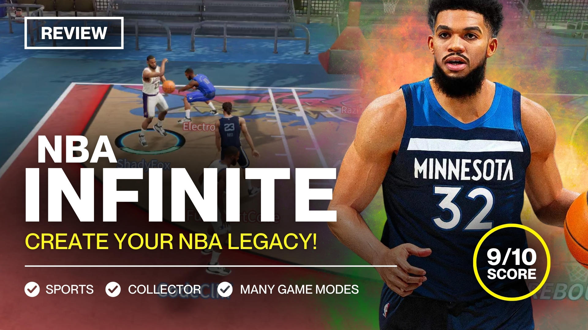 NBA Infinite Game Review & Intro - CREATE YOUR NBA LEGACY!