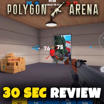 Team Shooter with EASY and FUN Gameplay - Polygon Arena: Online Shooter // 30 SEC REVIEW
