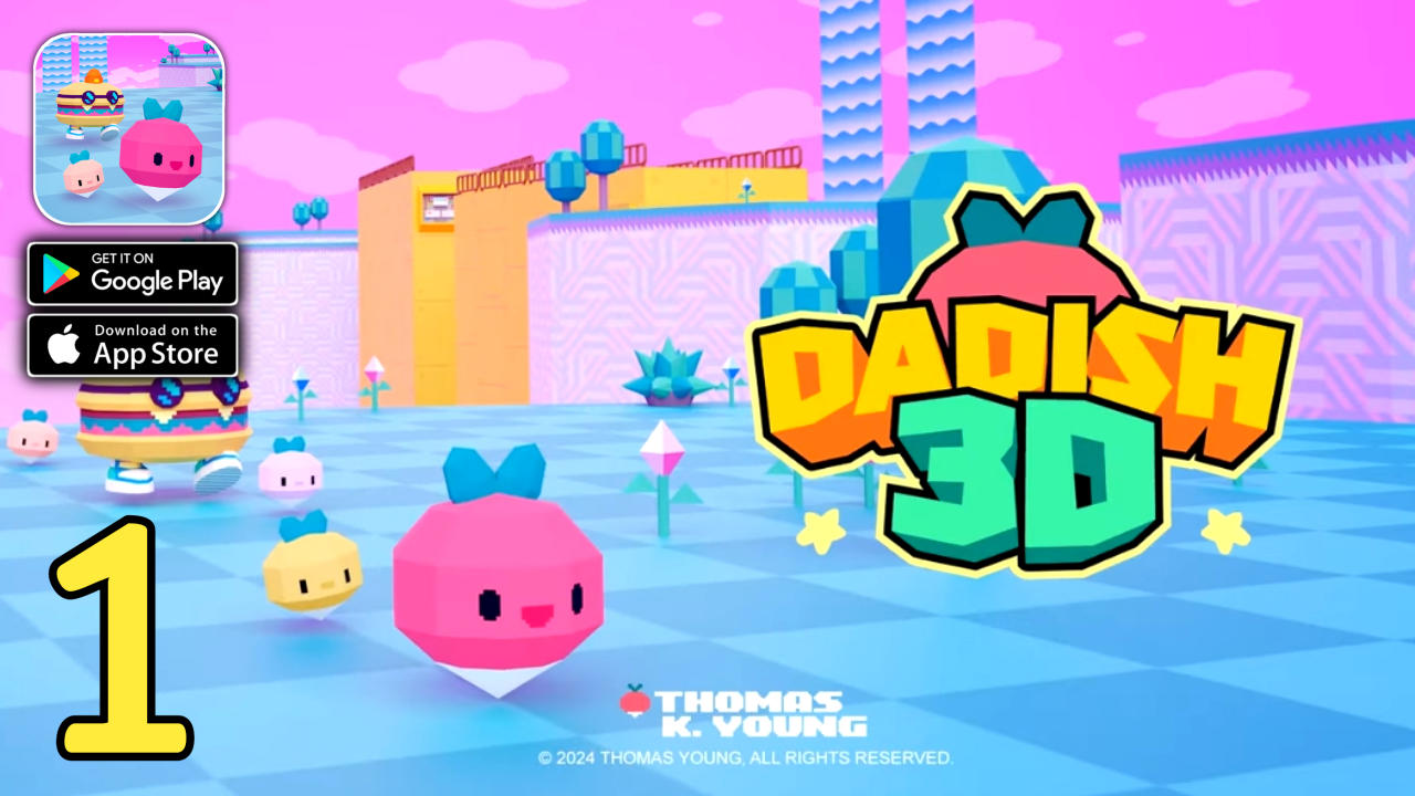 Dadish 3D Gameplay (Android,IOS) Part 1