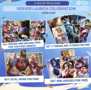 Honor of Kings is launching tomorrow in Turkey, MENA, South Asia, & CIS