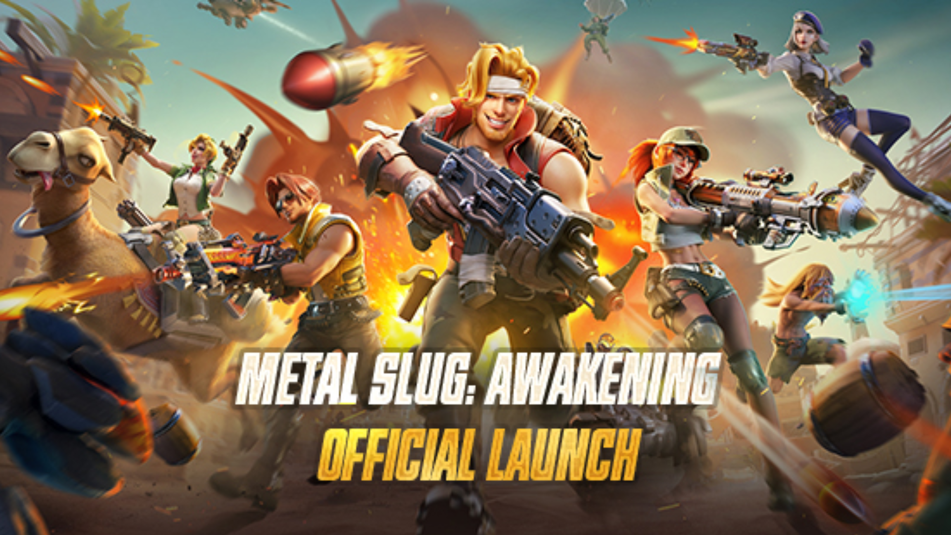 Metal Slug: Awakening official launch today! Download now on TapTap!