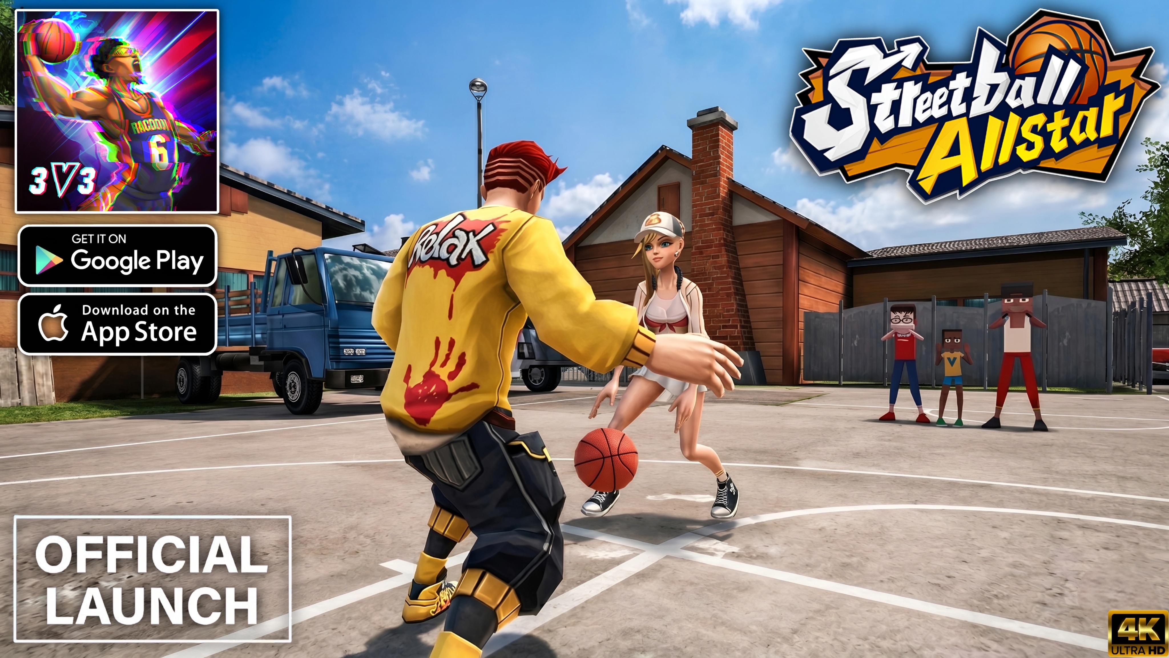 Streetball Allstar Official Launch Gameplay walkthrough part 1 (Android/iOS)