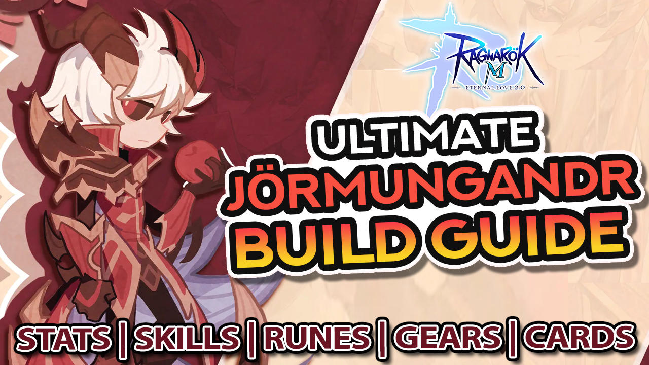 JÖRMUNGANDR DPS BUILD GUIDE FOR PVP ~ Stats, Skills, Runes, Gears, Cards, and MORE!!