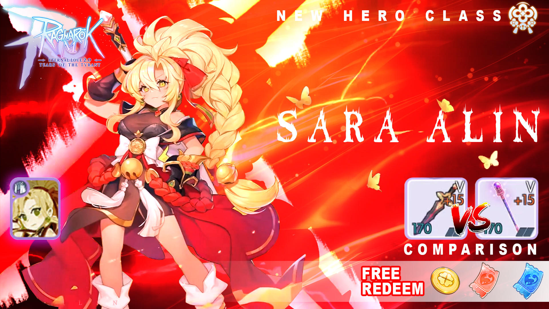 Ragnarok M Eternal Love - New Hero Sara Alin