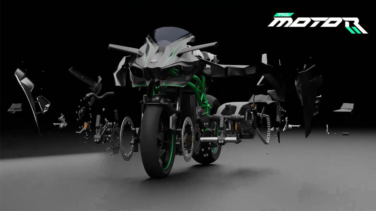 《ProMotor》Motorcycle 3D Models × Trailer Mixed Cut