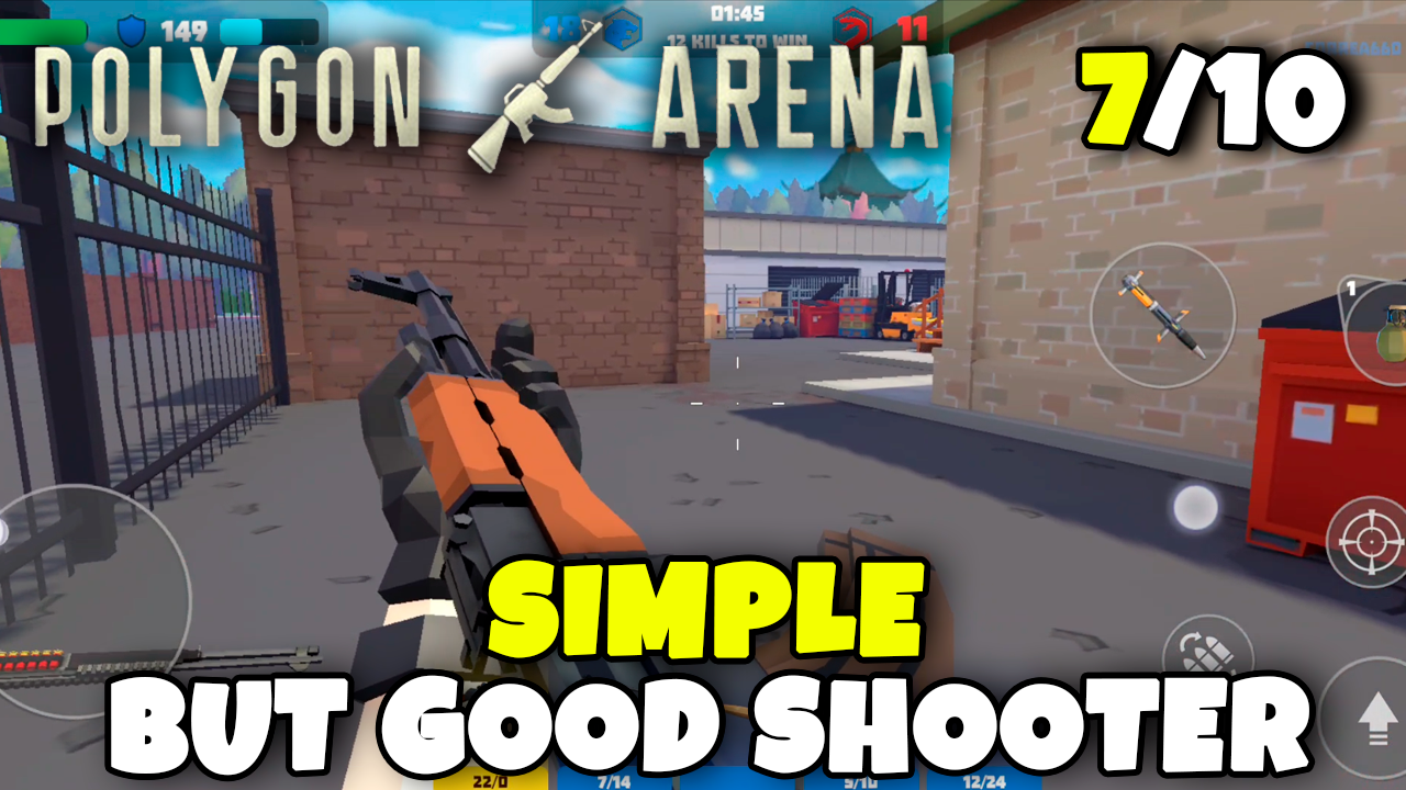 Casual FPS Fun in 120 Seconds - Polygon Arena // QUICK REVIEW