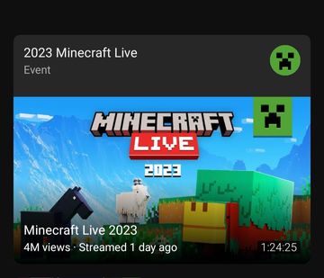 Minecraft Live 2023!