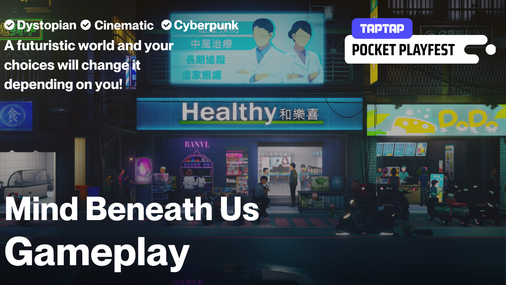 A future world and your choices will change it depending on you! - Mind Beneath Us Gameplay