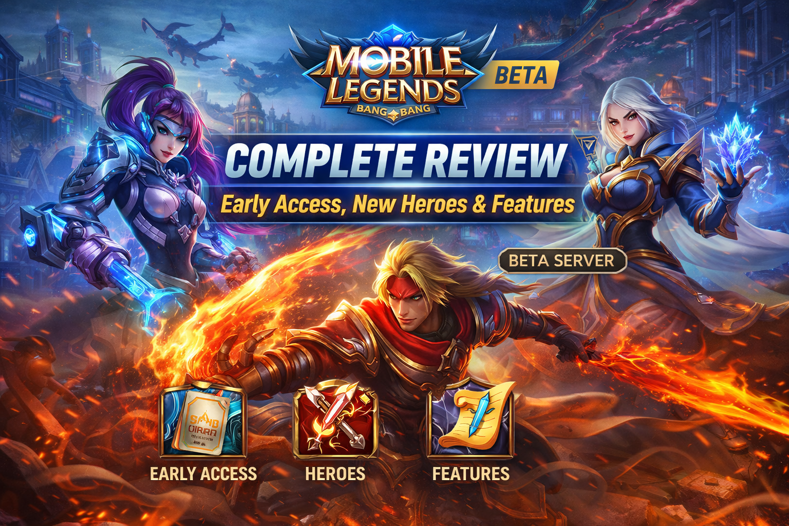 Mobile Legends: Bang Bang Beta - Complete Review: Early Access, Heroes & Features