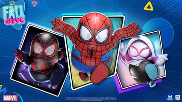 Spider-Man and Spider-Gwen is swinging into Fall Guys on September 3!