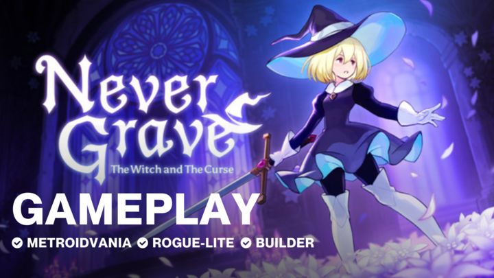 A roguelite metroidvania with town building! | Gameplay - Never Grave Demo