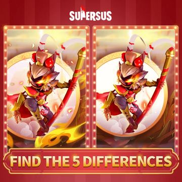Super Sus - Find the 5 differences