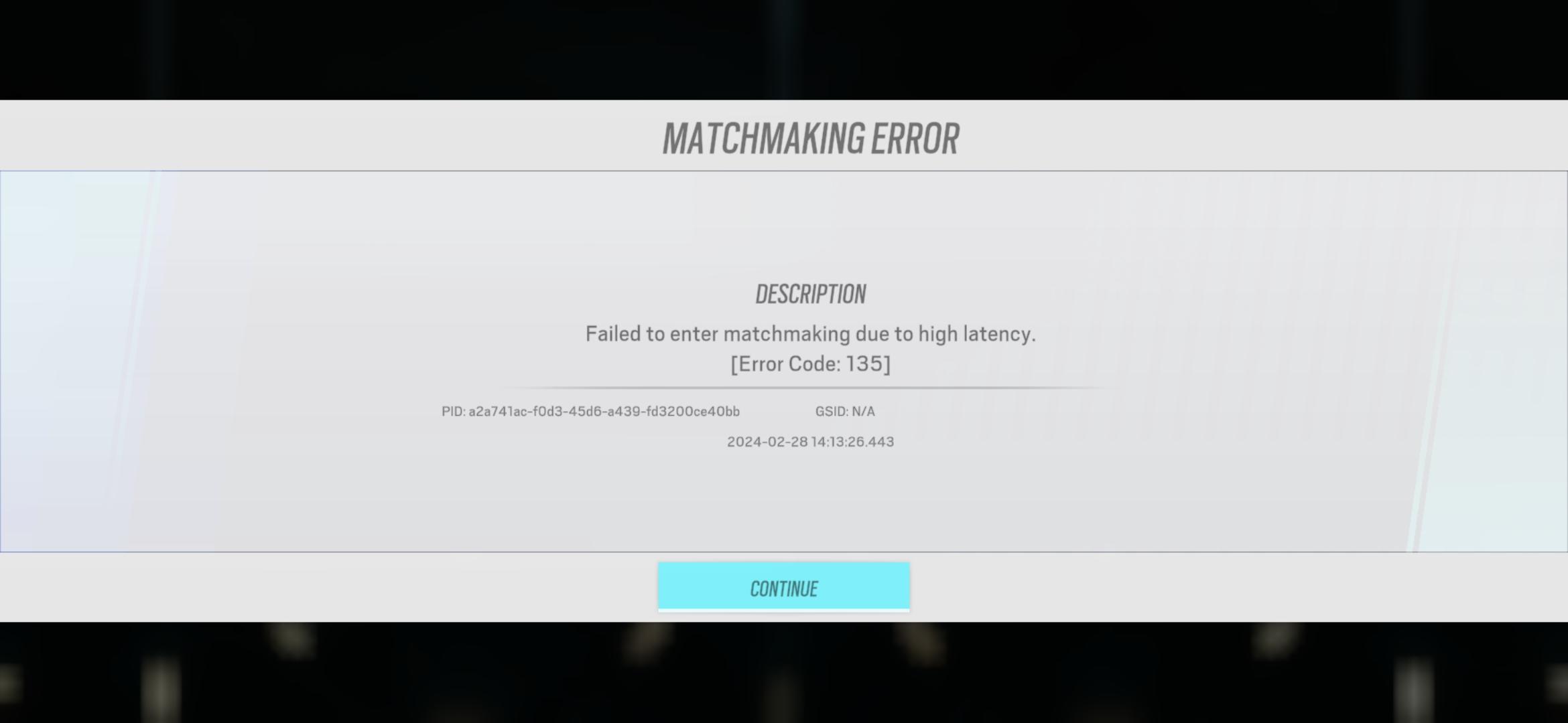 High latency error - Rainbow Six Mobile - TapTap