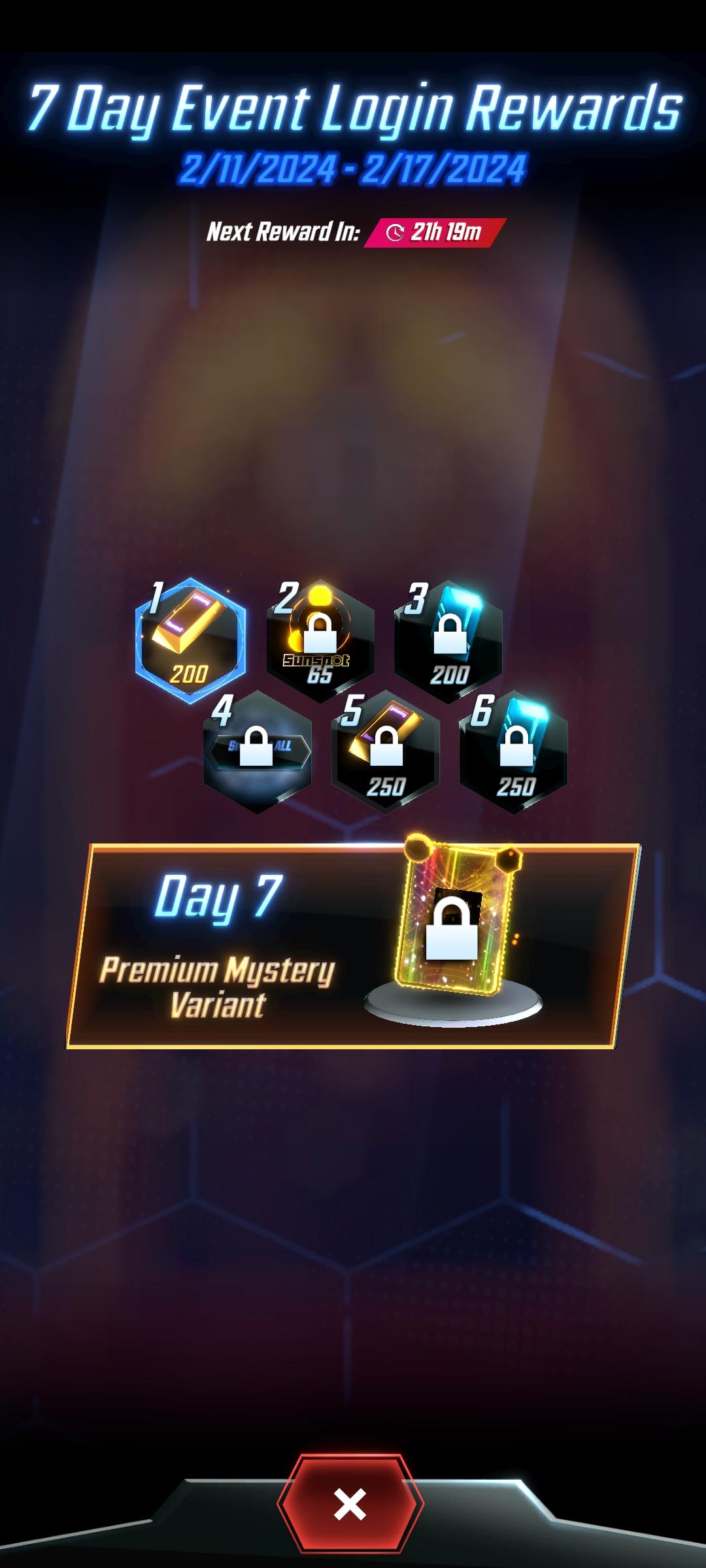 new sign in rewards 