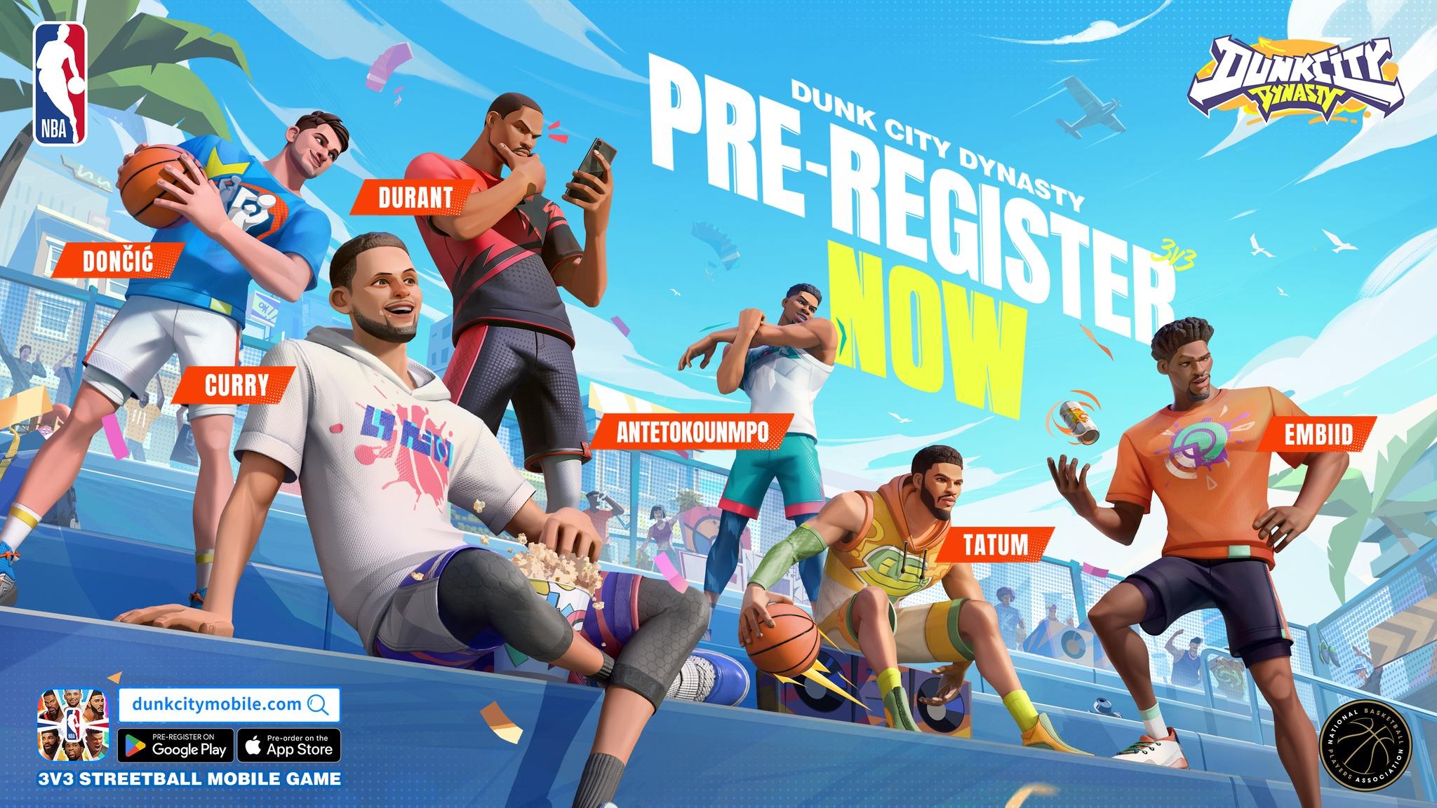 Dunk City Dynasty is now open for pre-registration on Android and iOS!