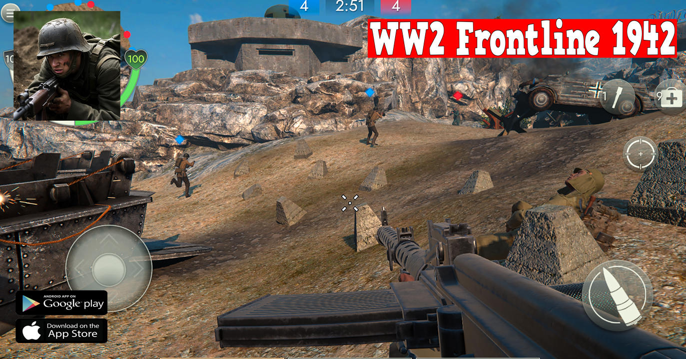 WW2 Frontline 1942 Gameplay (Amdroid,iOS) - High Graphics Games