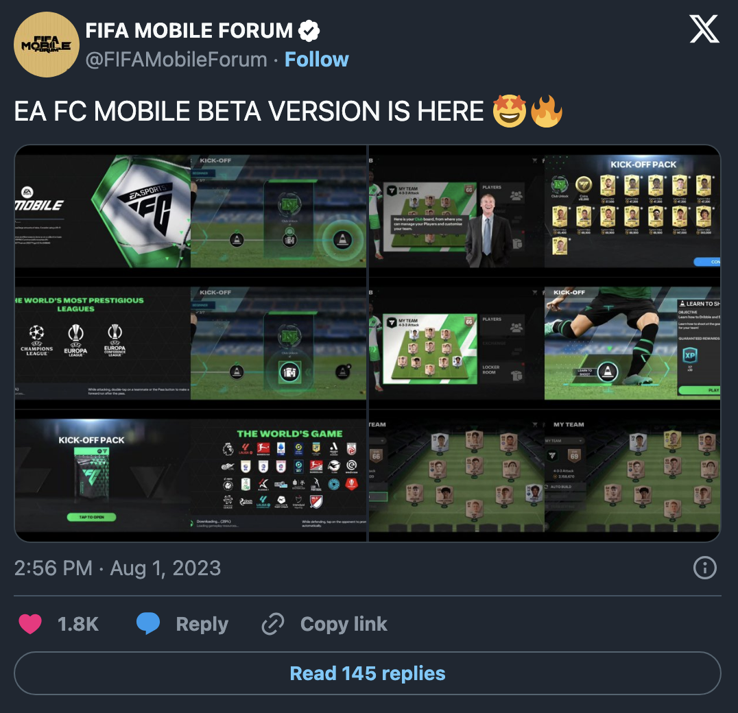 EA FC 24 web app release time, key features, and more