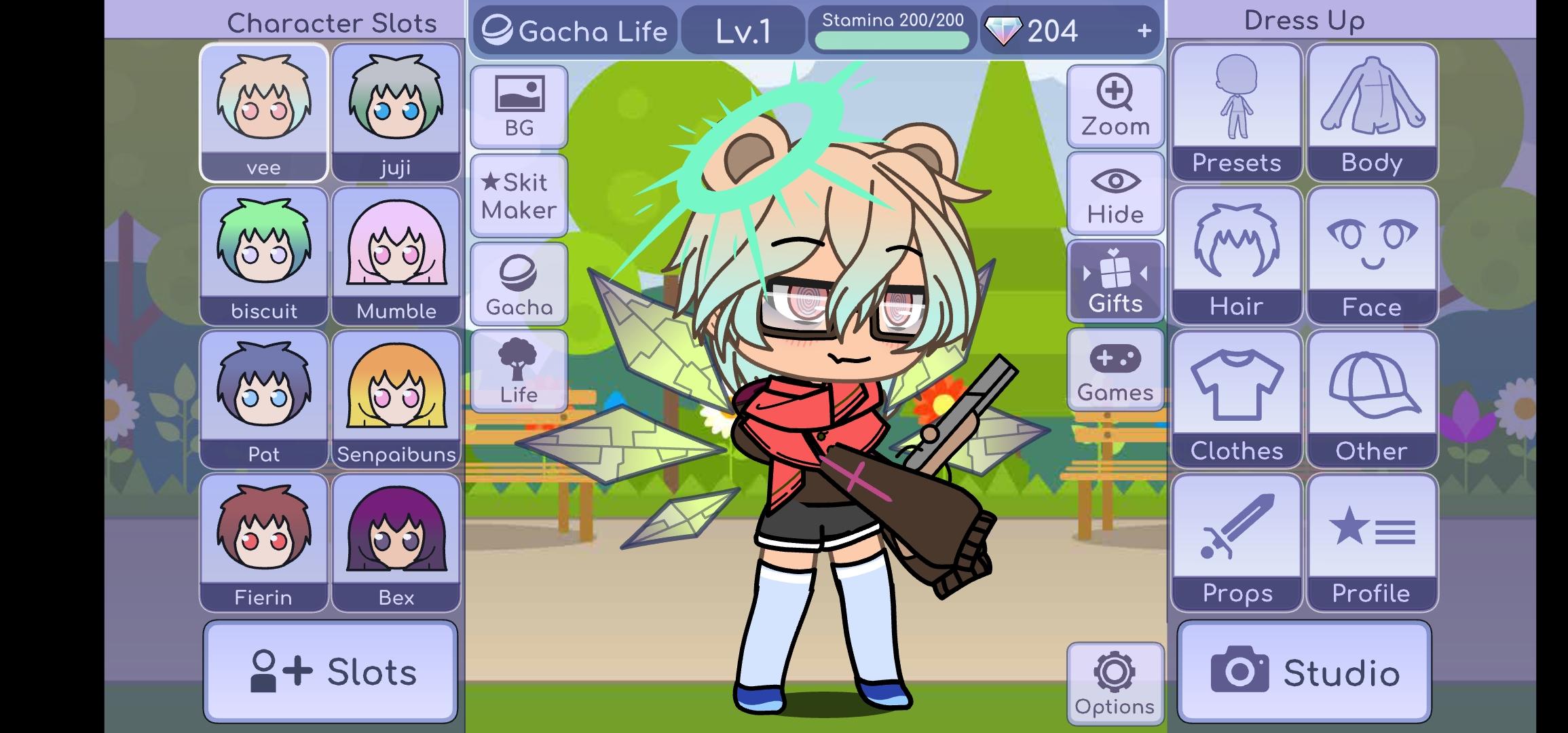 Here are some gacha life characters I made also WTF happened 