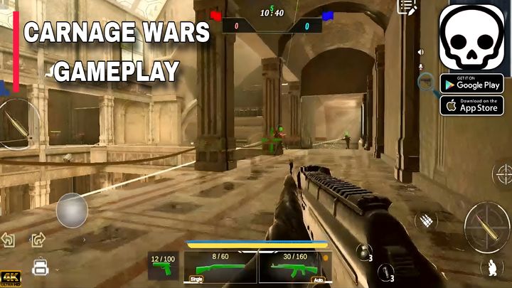 Carnage Wars New BETA Gameplay walkthrough part 2 (Android/iOS)