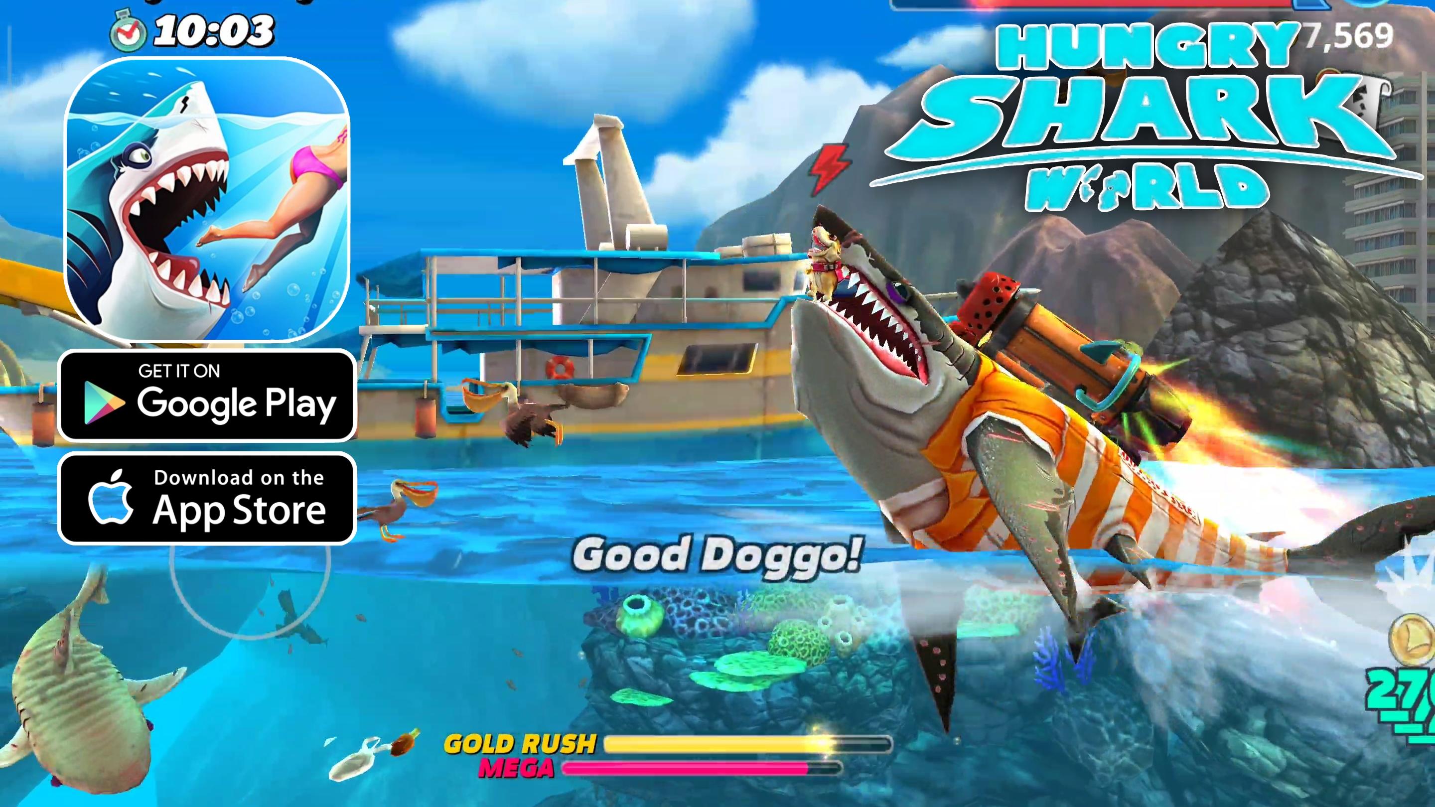 Hungry Shark World Gameplay Walkthrough ( Android, iOS  )