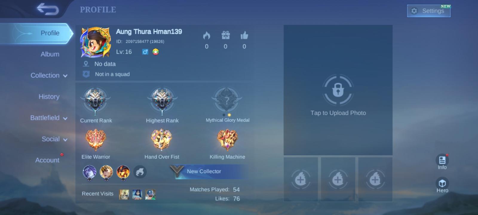 My favourite game is Mobile legend lhave benn playingthegame for4year Solwanna tryingplayadvancedl