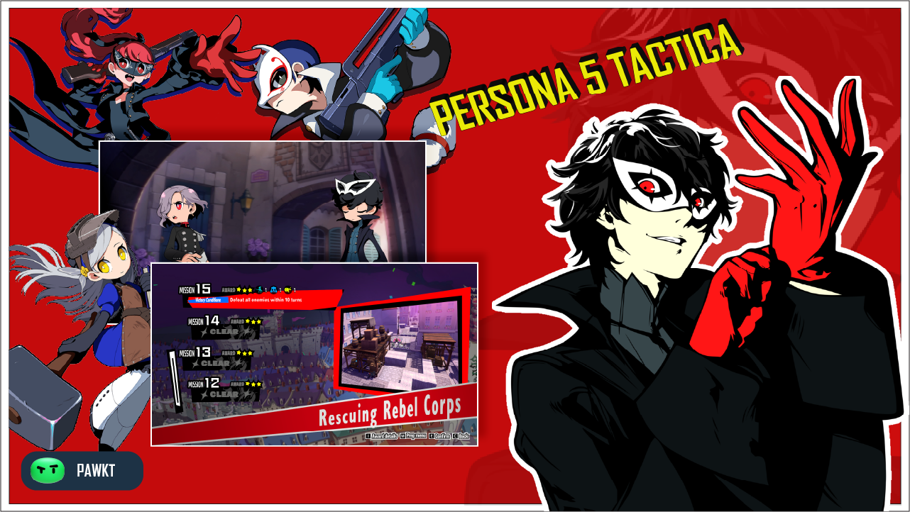 Persona 5 Tactica is your standard (Clean) fanservice