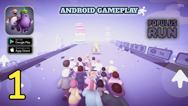 Populus Run Gameplay (Android,IOS) Part 1