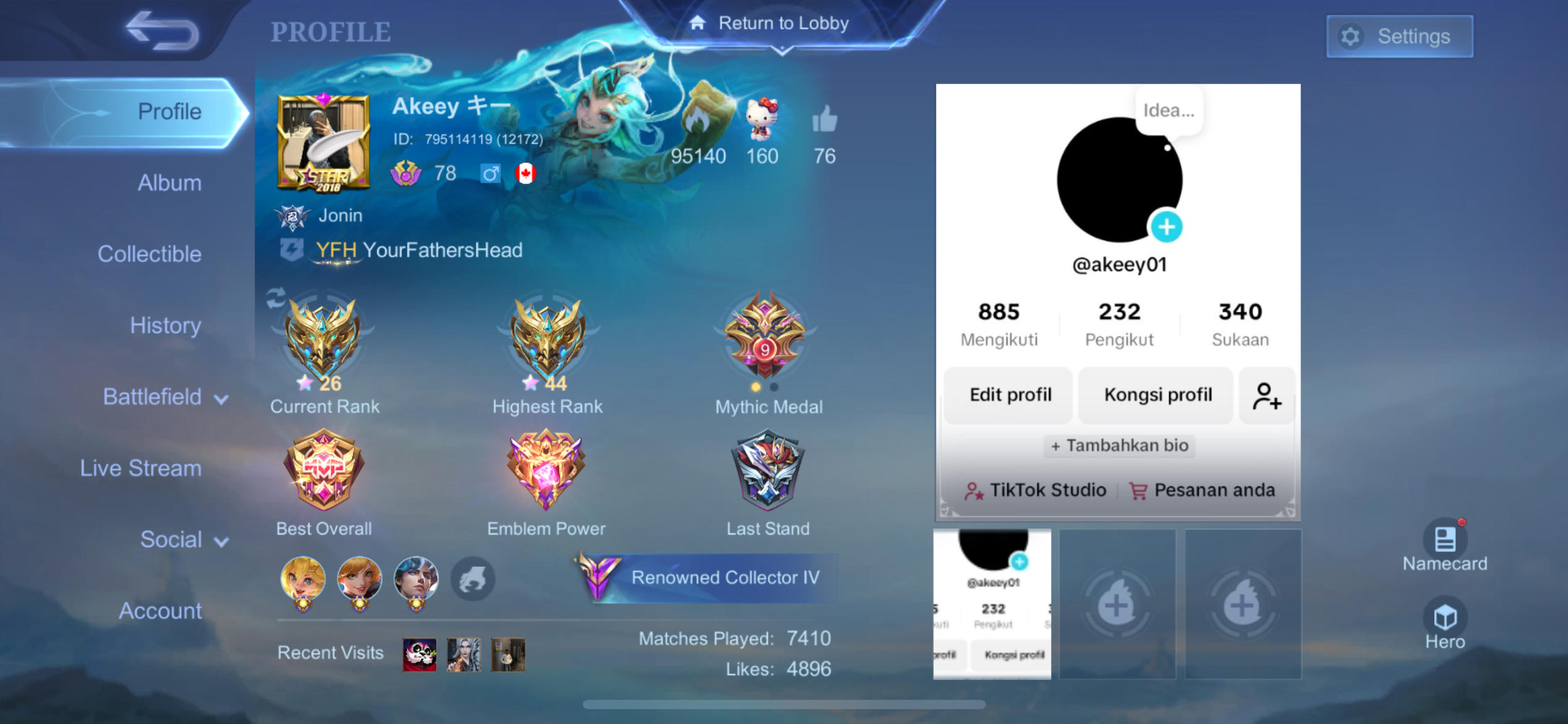 This is an awesome game. I have been playing almost 1 year. So i wanna play advance server a learn more and more about new events and new heros for more experience. This game help me for stress and loneliness.