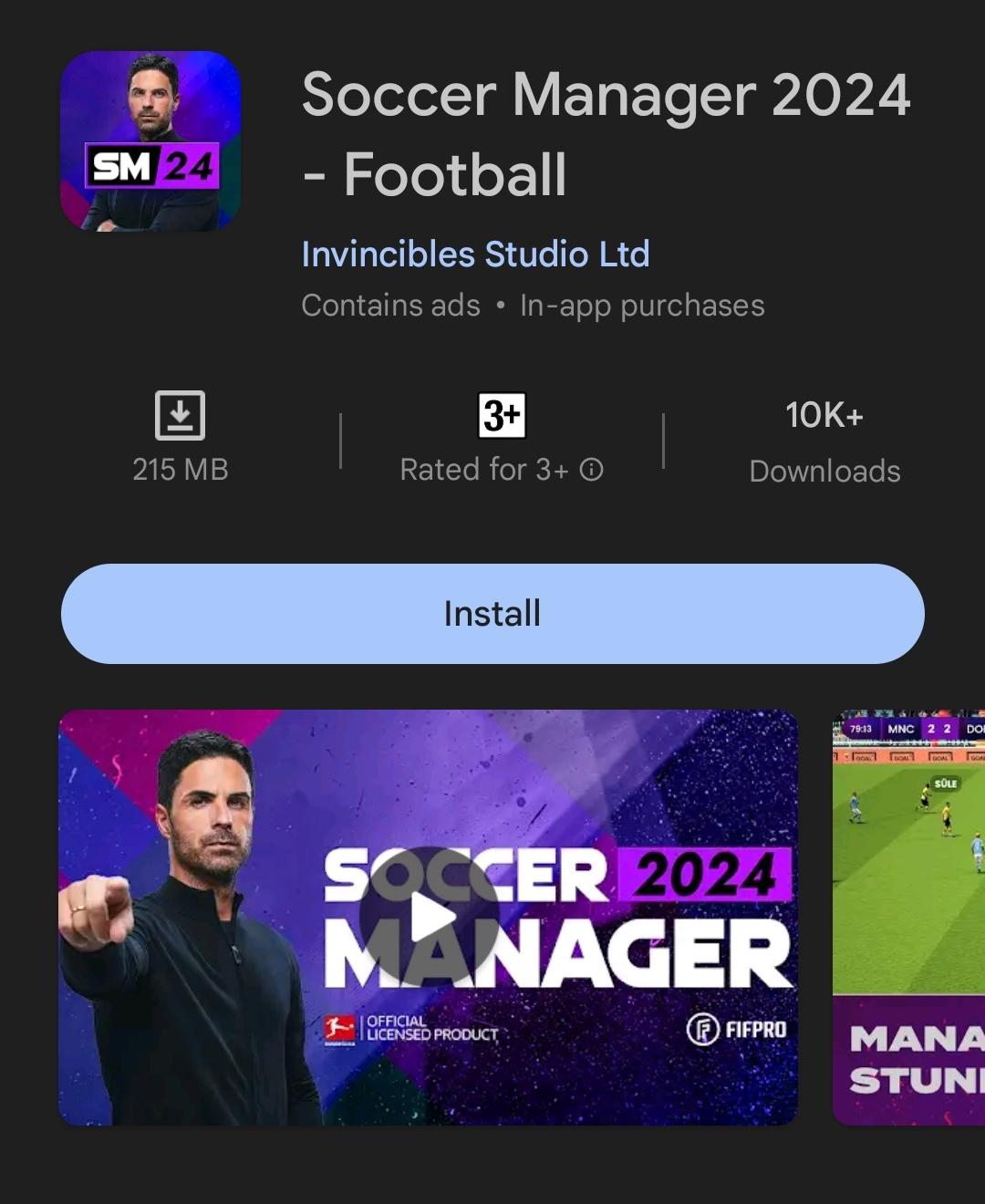 Soccer Manager 2024 Out Now!