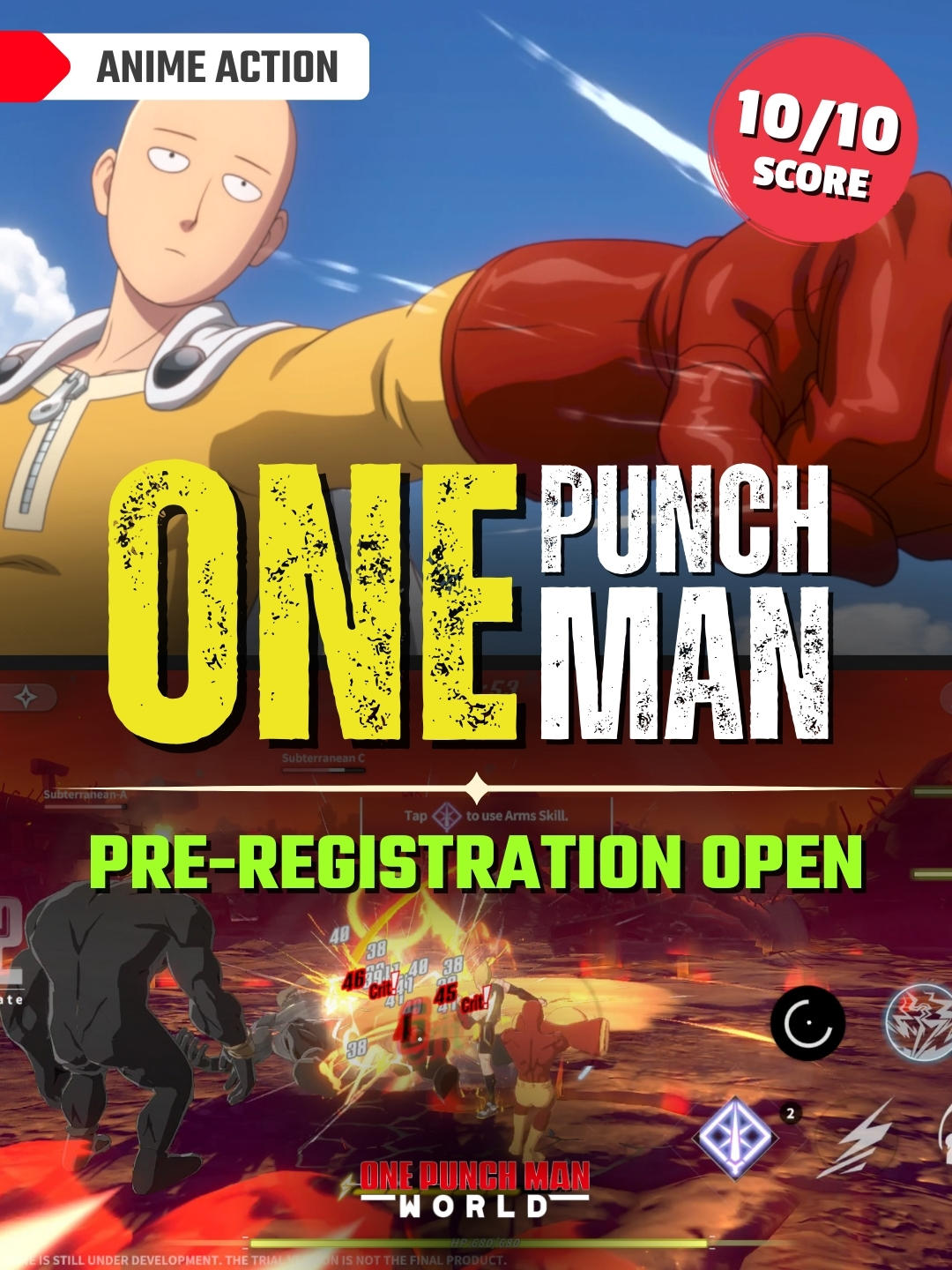 One-Punch Man: World Opens Pre-Registration for Upcoming Game