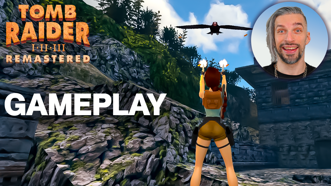 TOMB RAIDER I, II, III REMASTERED - Graphics and Controls Comparison // GAMEPLAY [PC /Consoles]