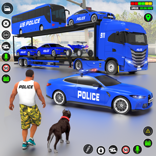 Police Vehicle Transport Games