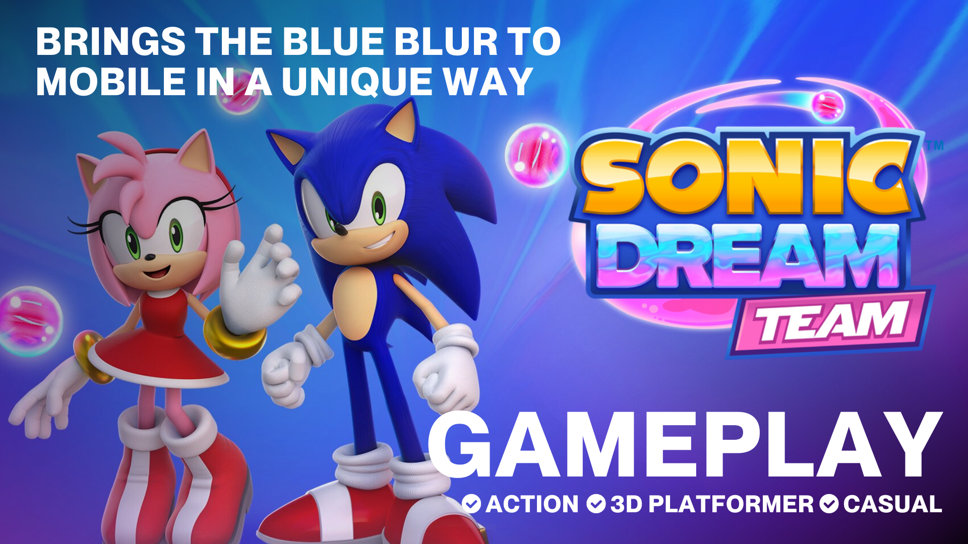 Brings the Blue Blur to mobile in a unique way | Gameplay - Sonic Dream Team