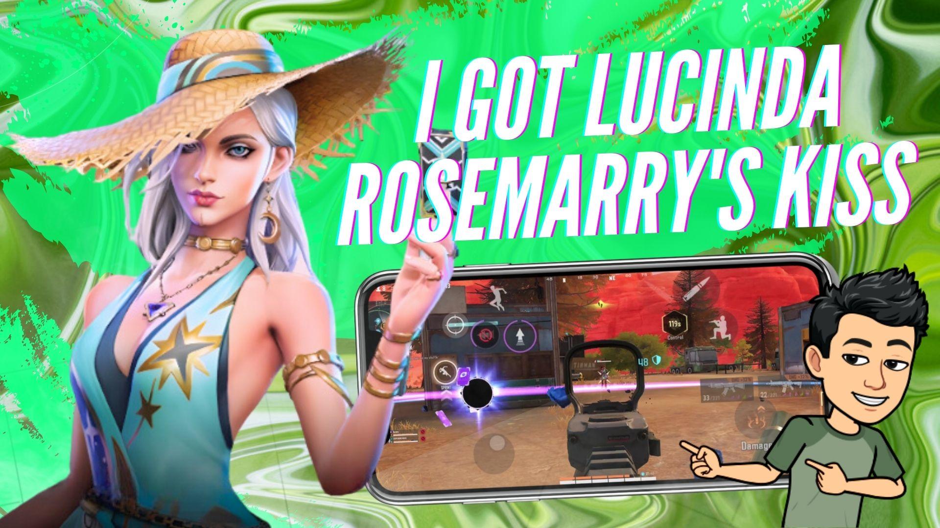 I Got Lucinda Rosemarry's Kiss!