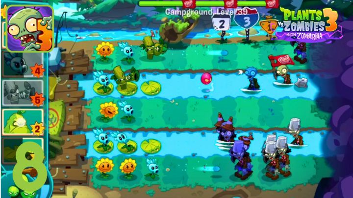 Plants vs. Zombies 3 Gameplay - Day 3 Complete Level 33 to 39 (Android, iOS) #8