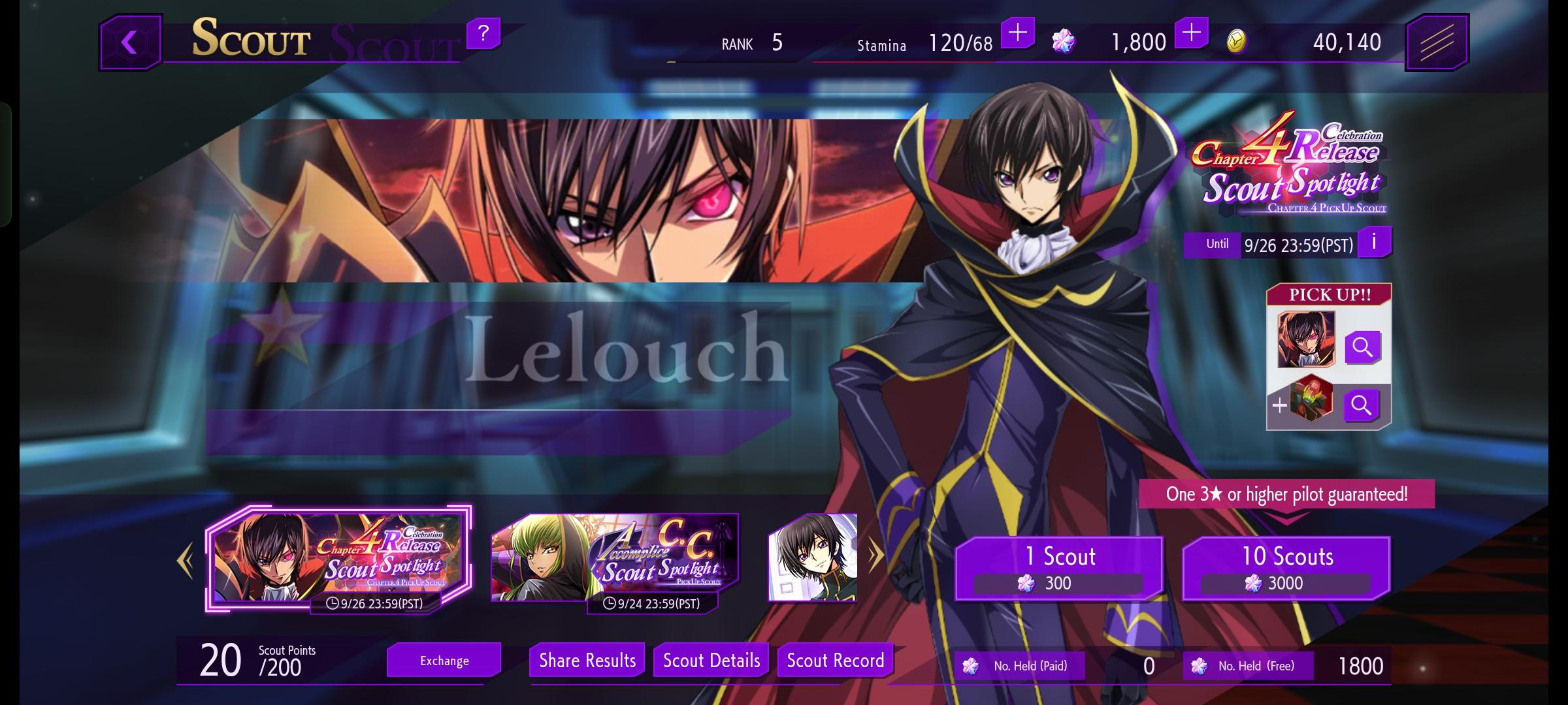 Code Geass: Lost Stories Codes - Droid Gamers