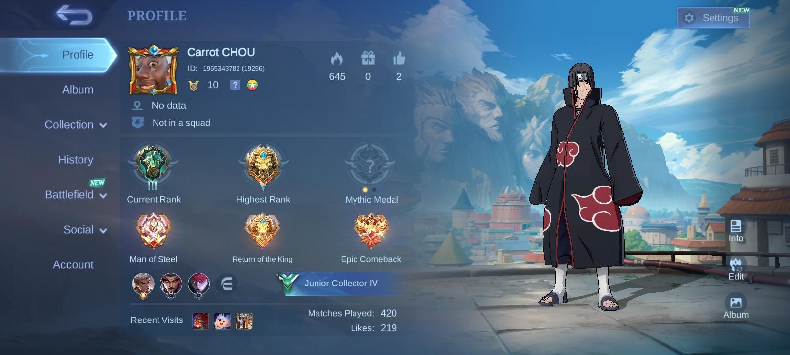 I love mobile legends