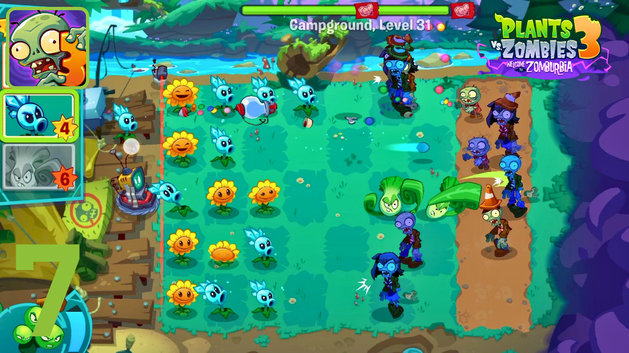 Plants vs. Zombies 3 Gameplay - Day 3 Level 27 to 32 (Android, iOS) #7