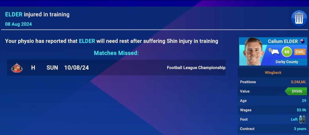 Derby County Career Mode Post 03 (Big Sell)