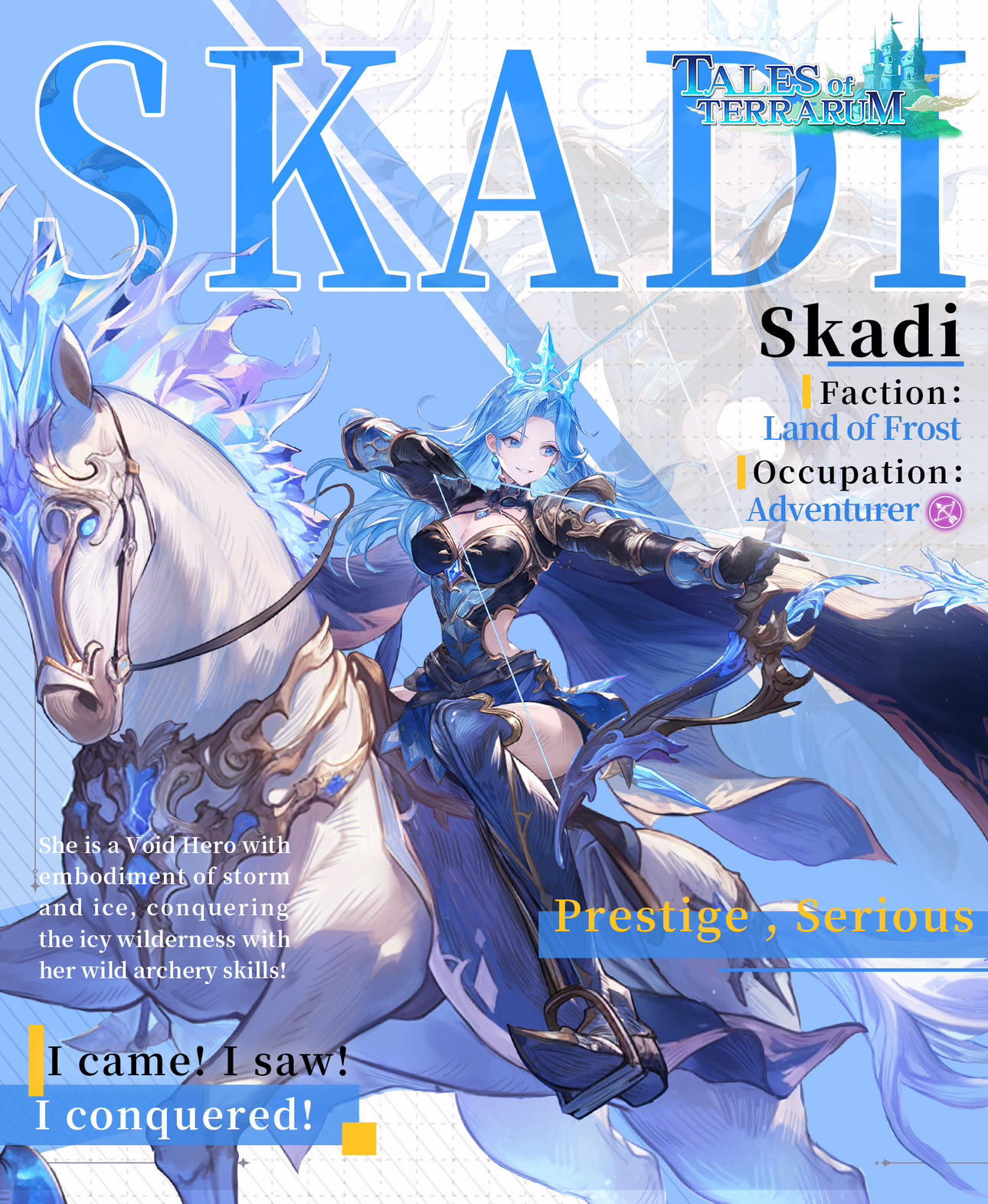 🌟 Meet Skadi: The Icy Archer of the North! 🌟