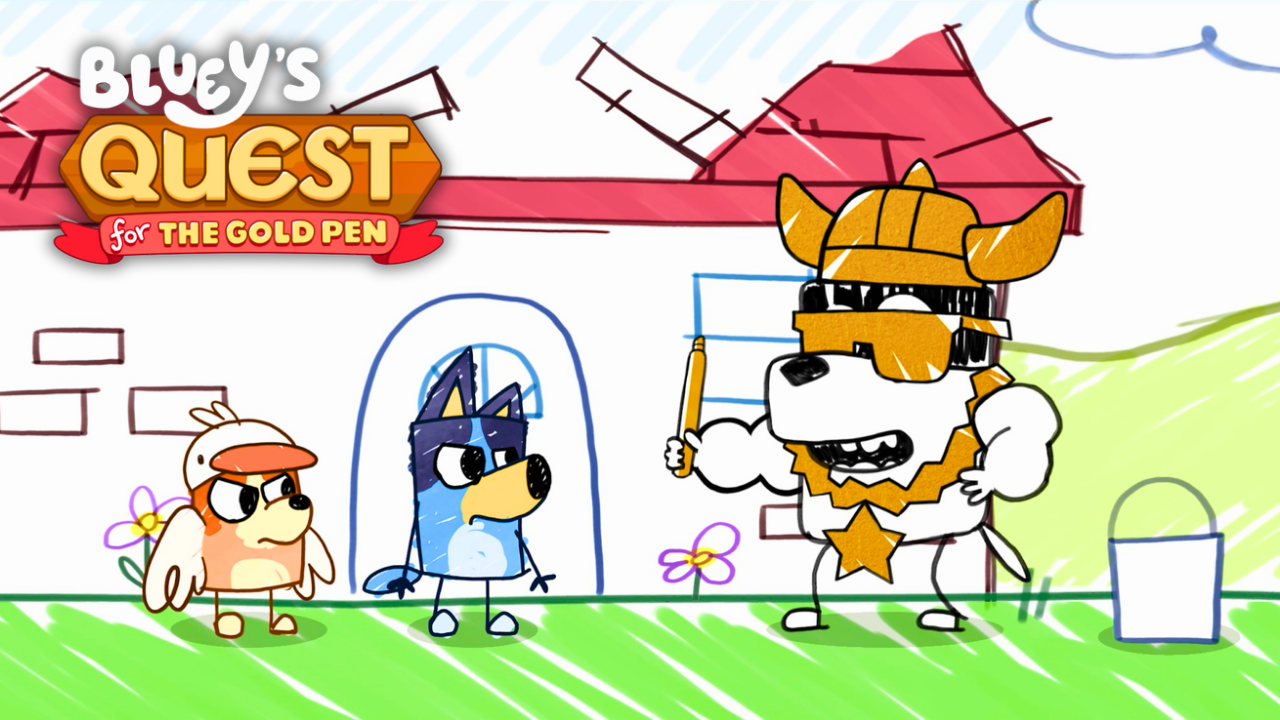 Bluey's Quest for The Gold Pen Gameplay Walkthrough (Android, iOS)