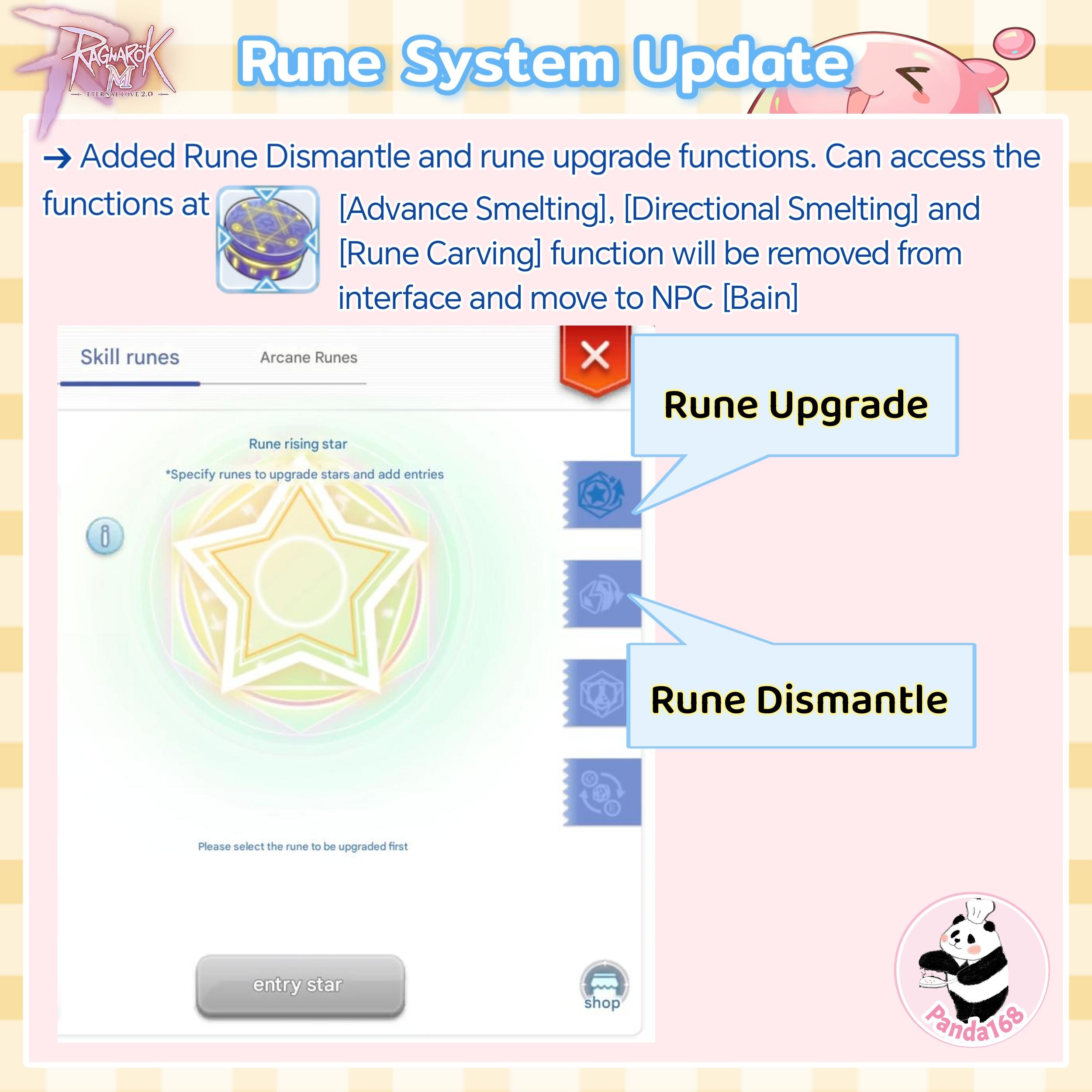 Ragnarok M: Rune Gold Star Upgrade System