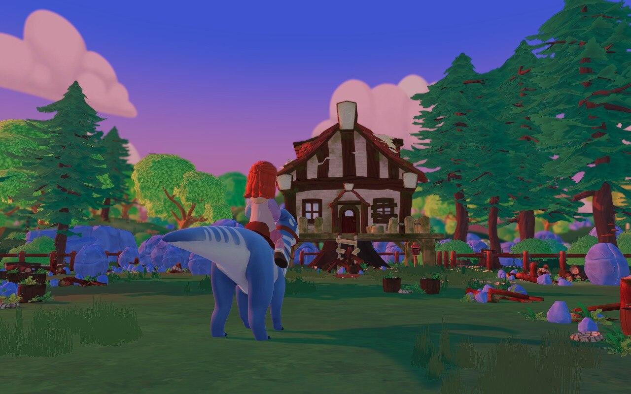 Can you pet the dinosaur? You can in Paleo Pines!