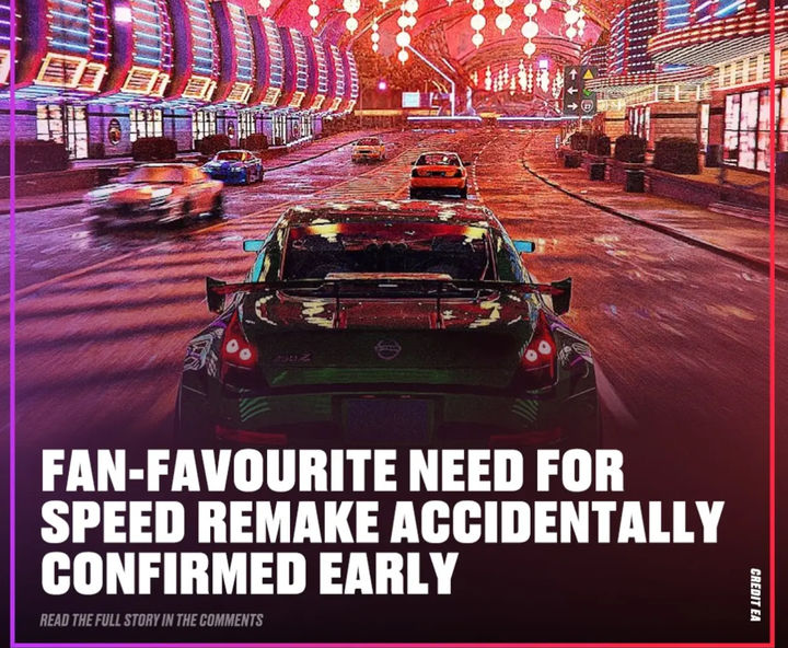 Fan-favourite Need For Speed remake accidentally confirmed early